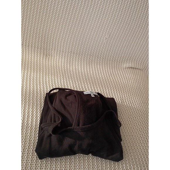 ANTISTAR‎ Black Spaghetti Strap Harem Jumpsuit M Made in Mexico - Picture 6 of 14